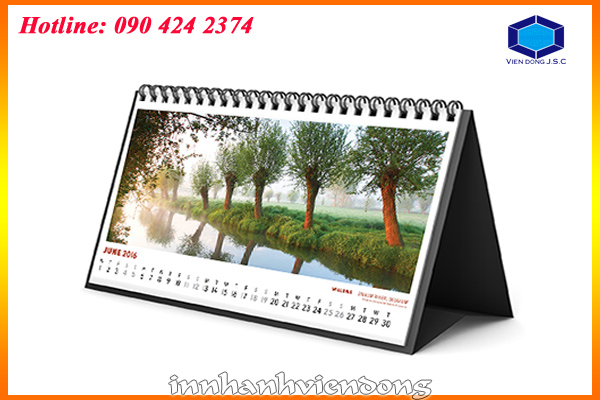 print desktop calendar in Ha Noi